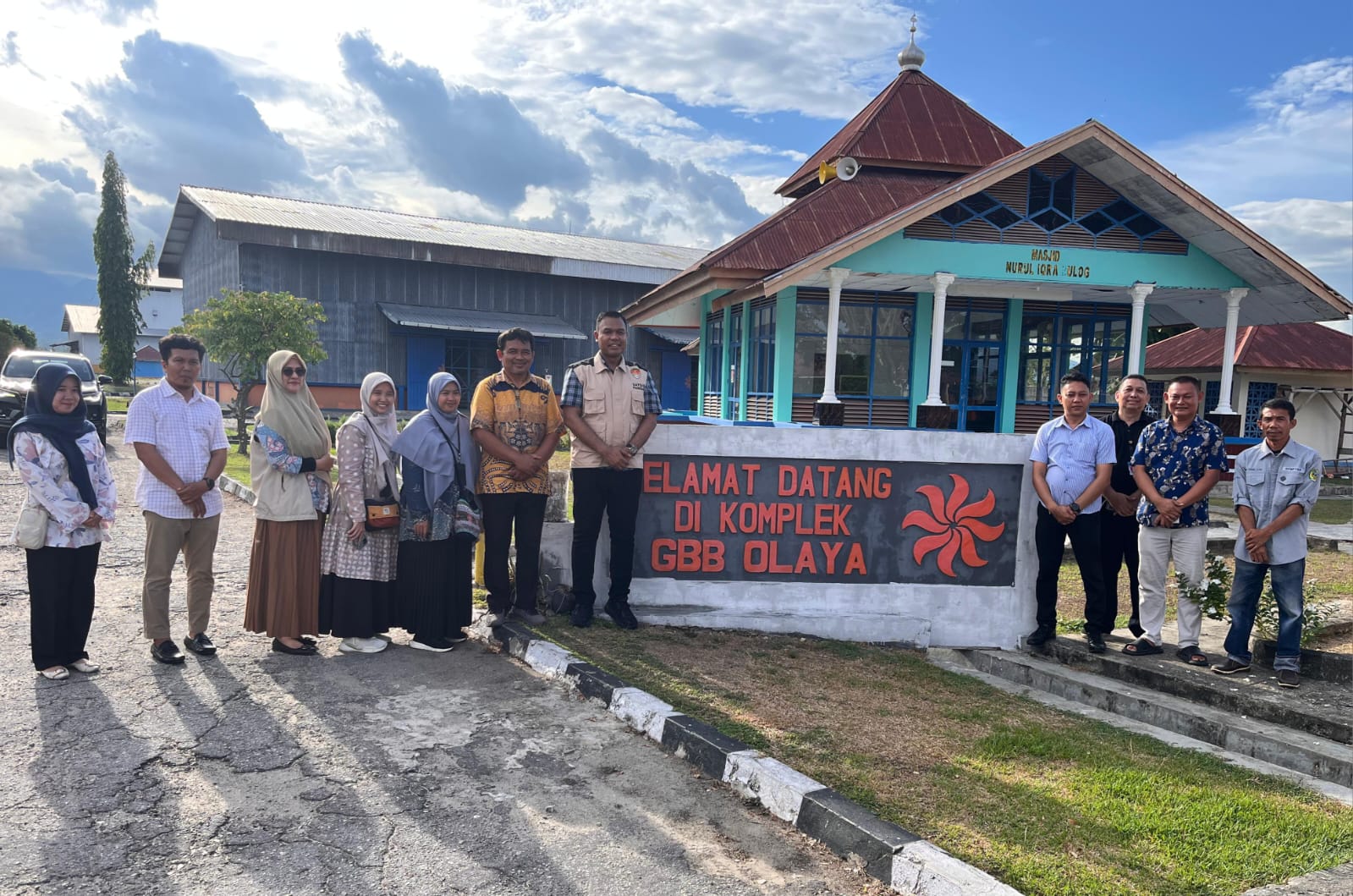 Satgas Saber Pelanggaran Pangan Bareskrim Polri bersama dengan Polda Sulteng dan Polres Parigi Moutong meninjau Gudang Beras Bulog (GBB) Olaya di Kabupaten Parigi Moutong.