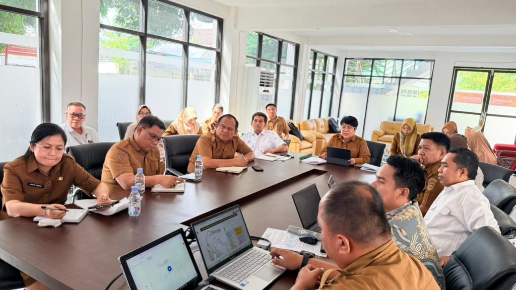 Rapat koordinasi BRIDA Sulteng bersama Kepala BRIN Sulawesi Tengah membahas arah riset prioritas 2026.