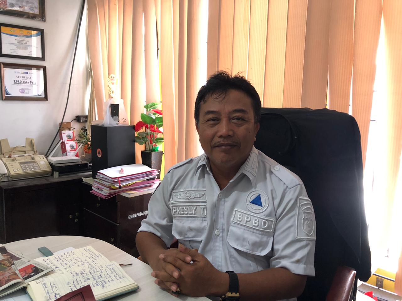 Kepala Pelaksana BPBD Kota Palu, Presly Tampubolon