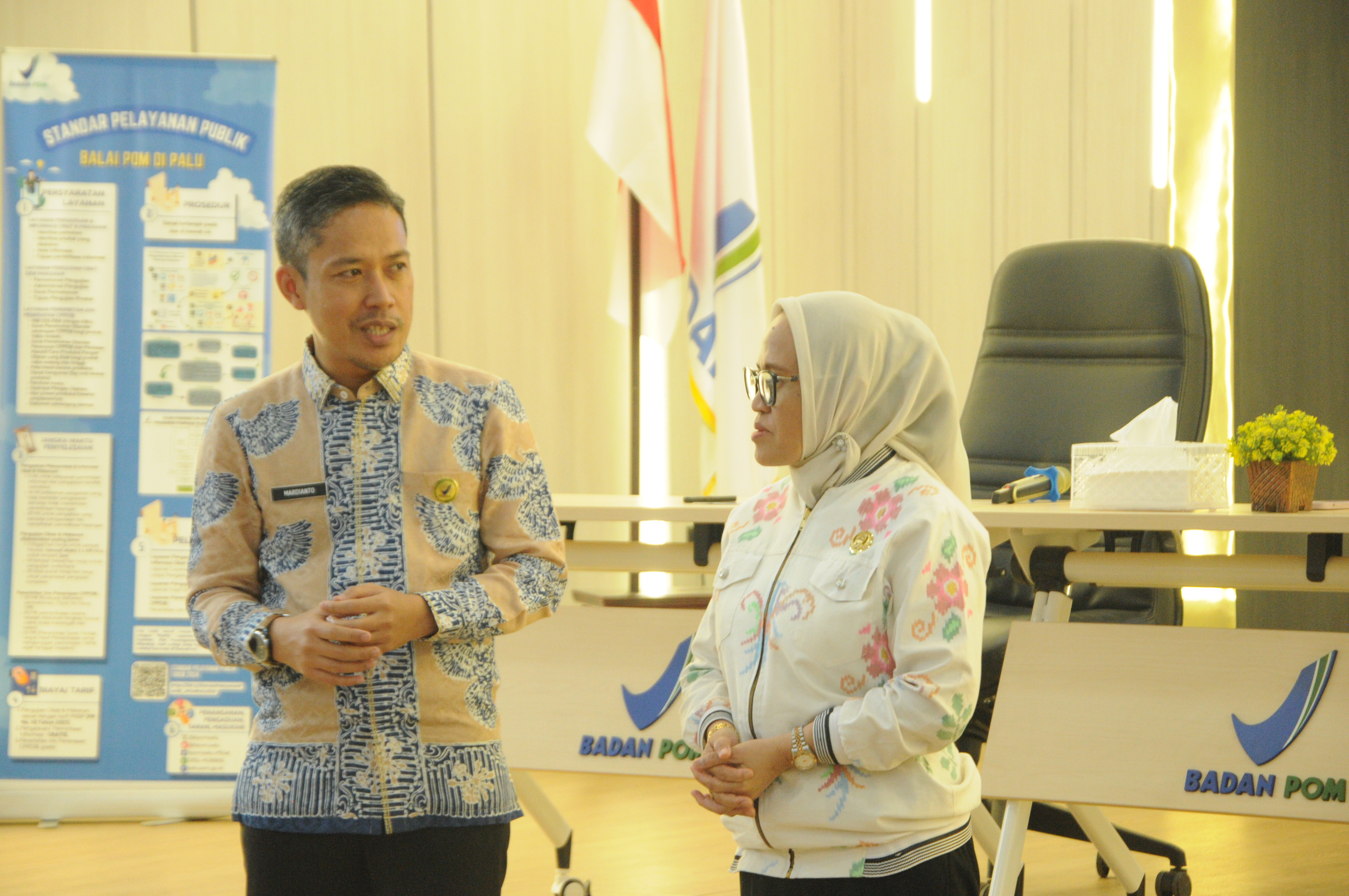 Kepala Balai POM di Palu, Mardianto.