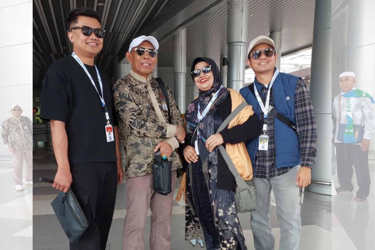 Para Pimpinan Menara Babussalam dan BCM membersamai Jamaah Umroh Ramadan