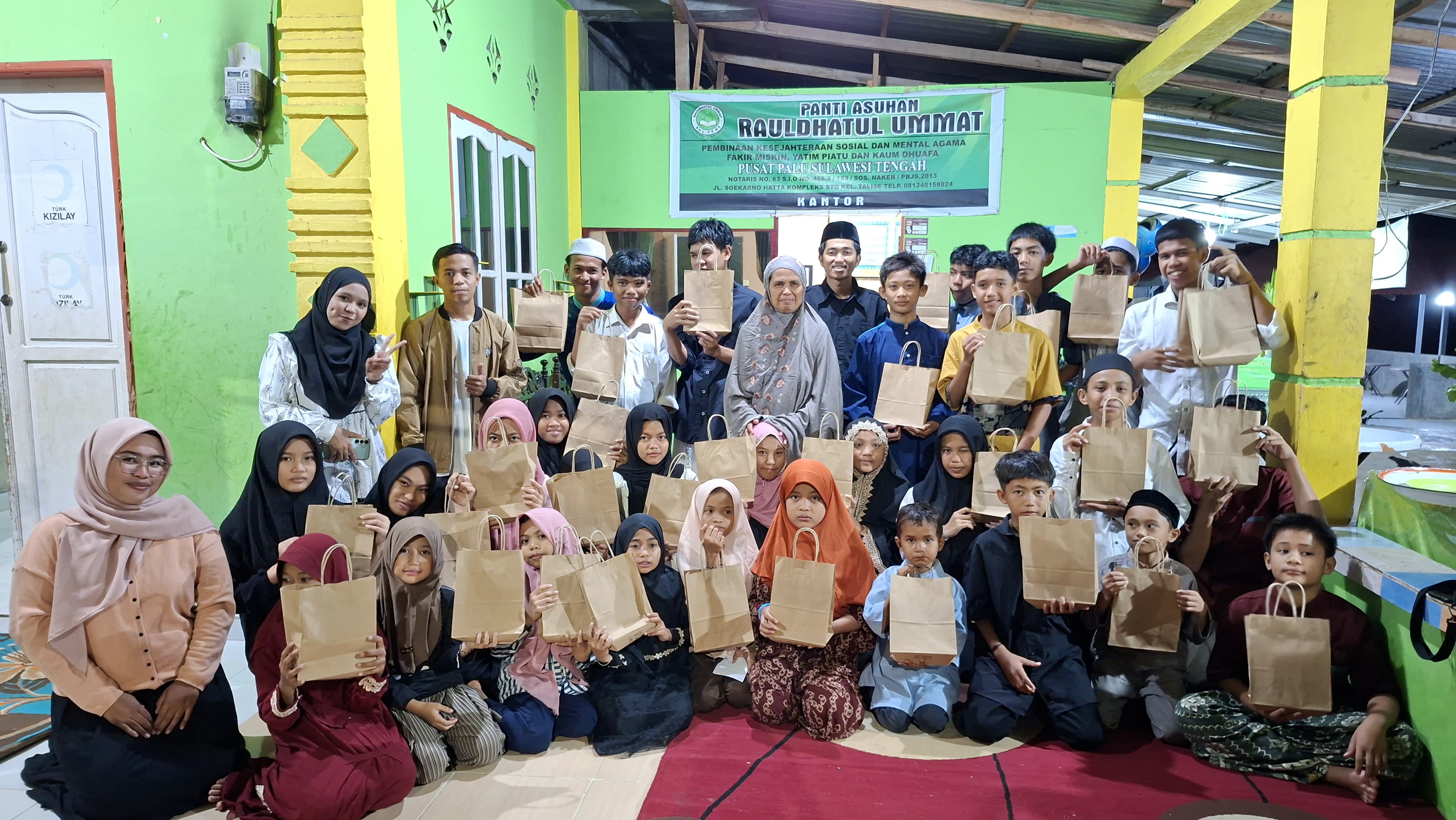 Komunitas Cendekia Society.Id menggelar kegiatan Sedekah Ceria Ramadan di Panti Asuhan Raudatul Ummat, Kelurahan Talise, Kota Palu, Selasa (24/2/2026).