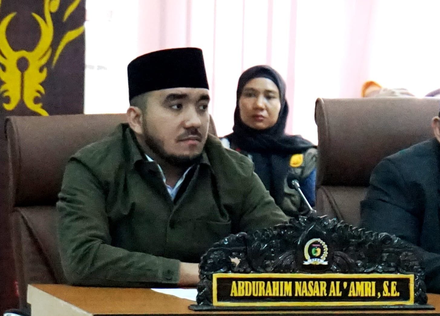 Ketua Komisi C DPRD Kota Palu, Abdurrahim Nasar Al-Amri soroti kemacetan saat pelaksanaan Weekend Ramadhan Night di Kota Palu