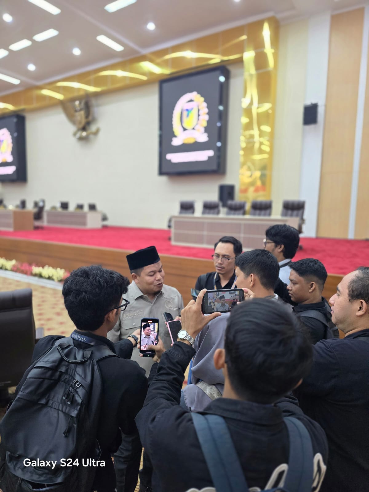 Sekretaris Komisi III DPRD Sulteng Muhammad Safri saat menghadiri Forum DPRD Provinsi Penghasil Nikel se-Indonesia di Makassar, Senin (2/3/2026).