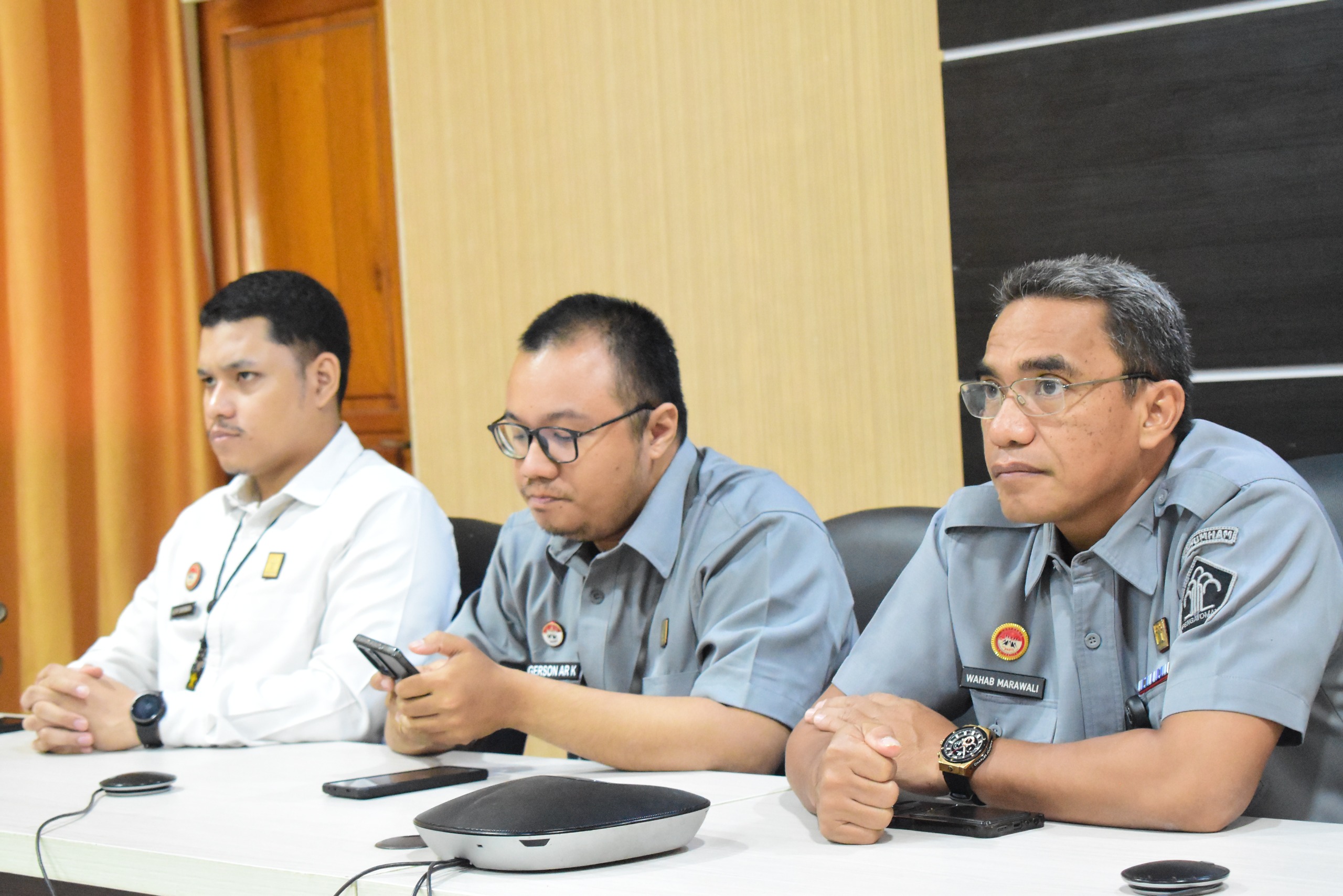 Kanwil Kemenkum Sulteng mengikuti evaluasi pengelolaan akses jaringan internet bersama Pusdatin Kemenkum RI secara daring, Senin (2/3/2026).