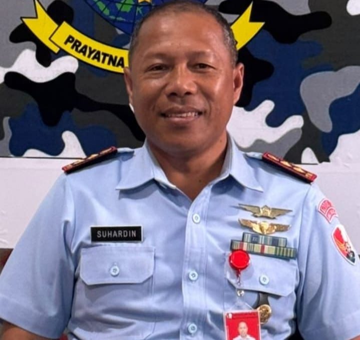 Komandan TNI AU Mutiara Palu Letkol Kal Suhardin