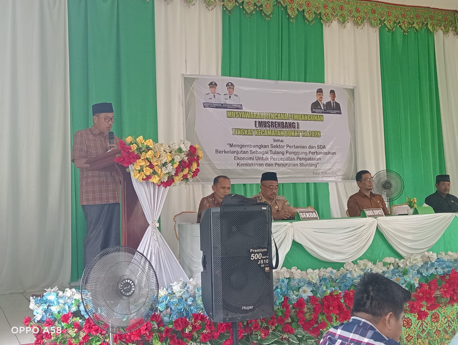 ARAHAN: Wabup Buol, H. Moh. Nasir Daimaroto, saat memberikan sambutan dan arahan.(FOTO: HUMAS DINAS KOMINFO BUOL/RADAR PALU).  