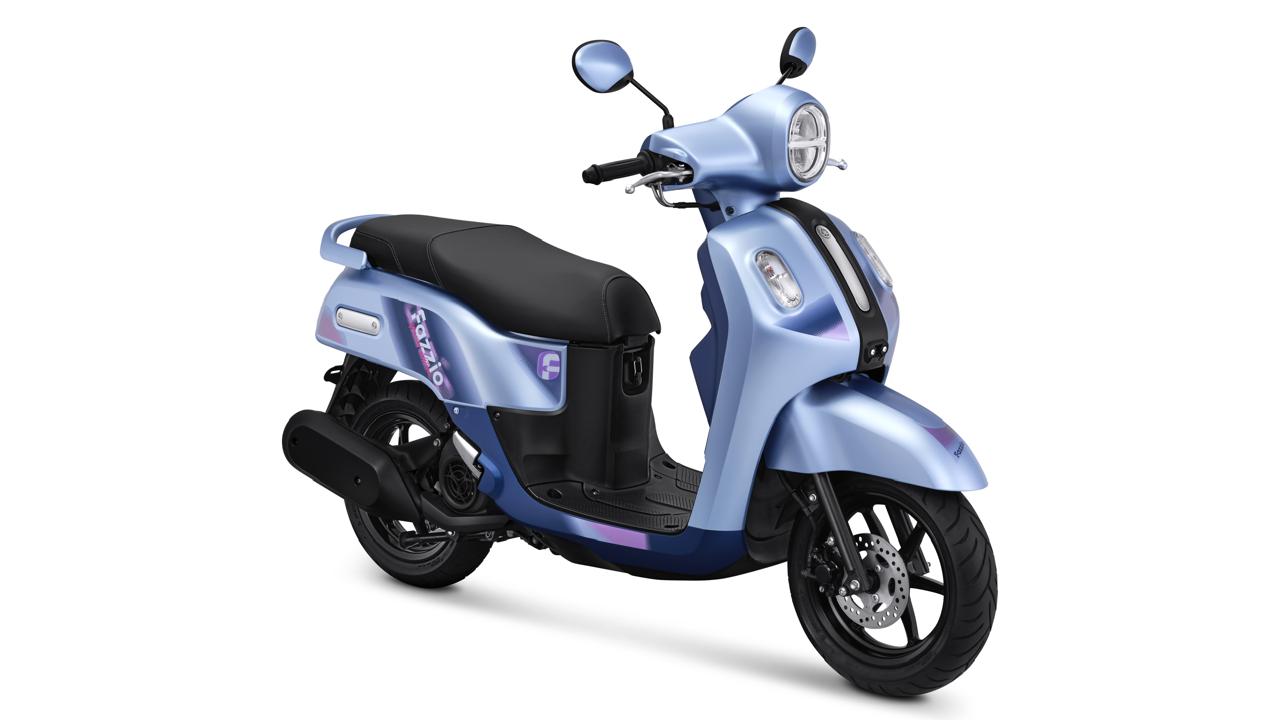 PT Yamaha Indonesia Motor Manufacturing menghadirkan warna Special Edition untuk Fazzio Hybrid, yakni Starry Night pada tipe Lux.