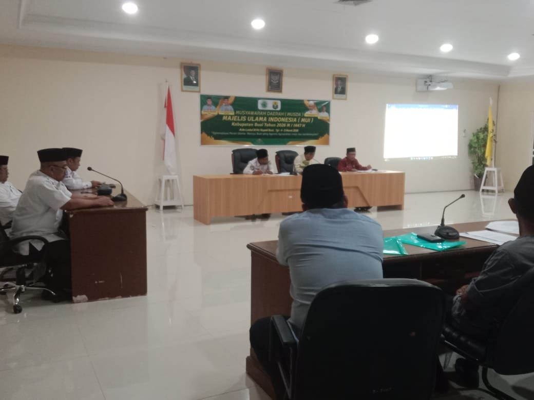 SIDANG: Suasana sidang pembahasan di Musda MUI Kabupaten Buol.(FOTO: ISTIMEWA/RADAR PALU)
