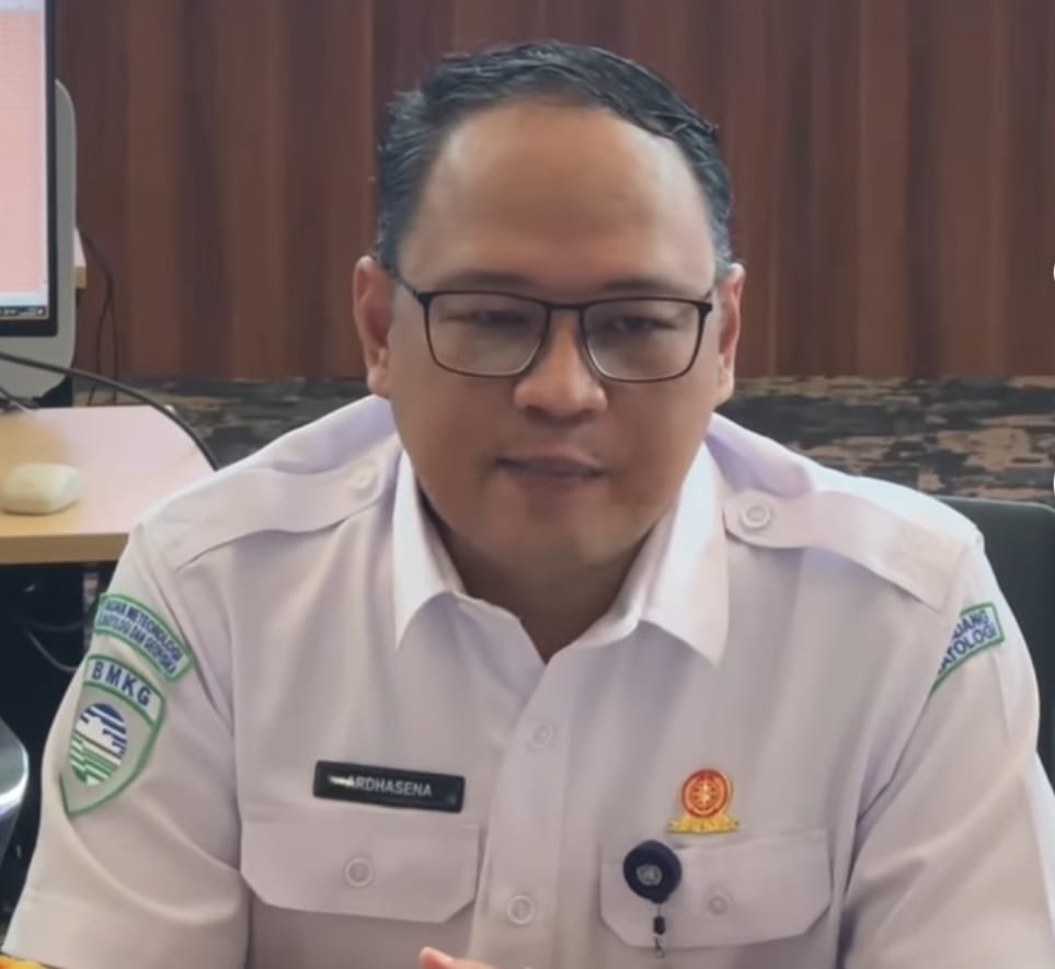 Deputi Klimatologi BMKG Ardhasena Sopaheluwakan menjelaskan jadwal awal musim kemarau 2026 yang dimulai sejak April di 144 zona musim Indonesia.