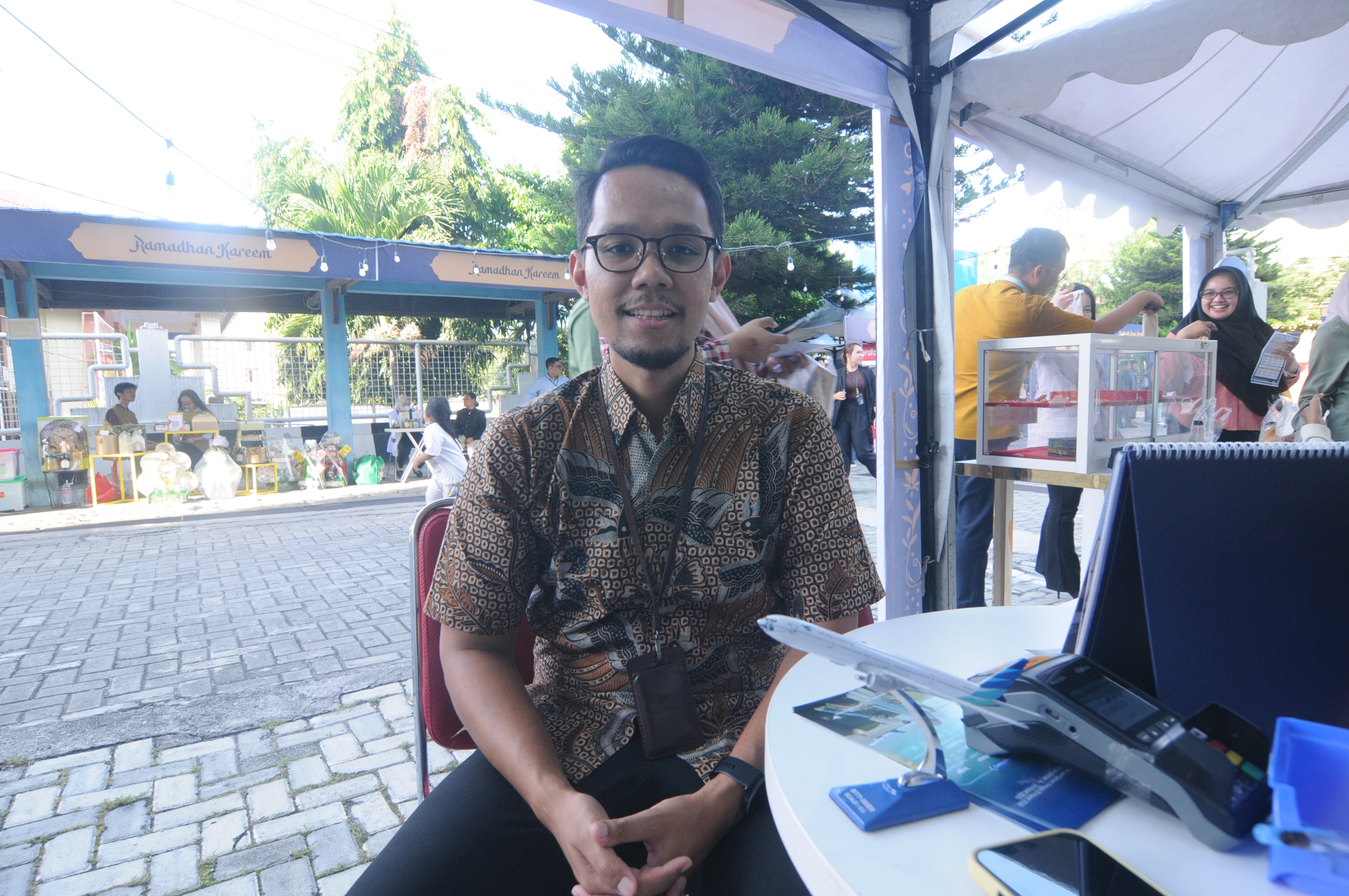 General Manager Garuda Indonesia Palu, Muhammad Hafiz Arsan Haq.