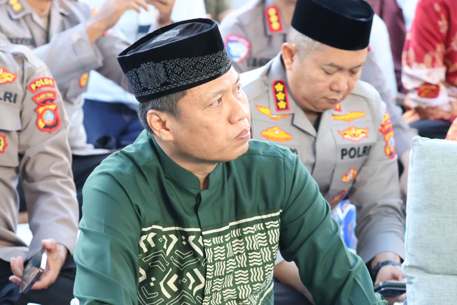Kepala Kanwil Kemenkum Sulteng Rakhmat Renaldy menghadiri buka puasa bersama Sulteng Nambaso di Kantor Gubernur Sulawesi Tengah, Palu.