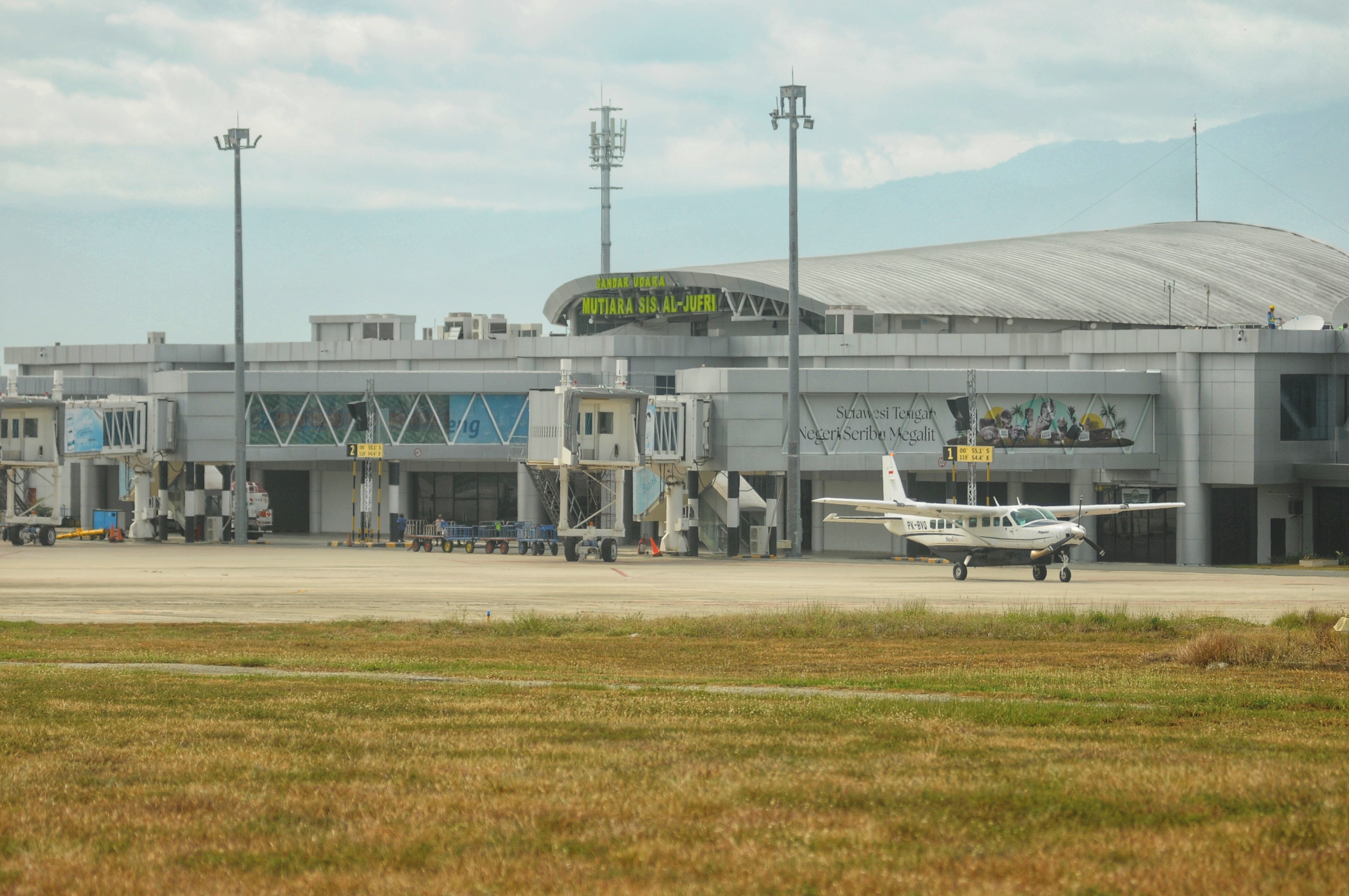Bandara Internasional Mutiara SIS Al-Jufri Palu.(MUGNI SUPARDI)