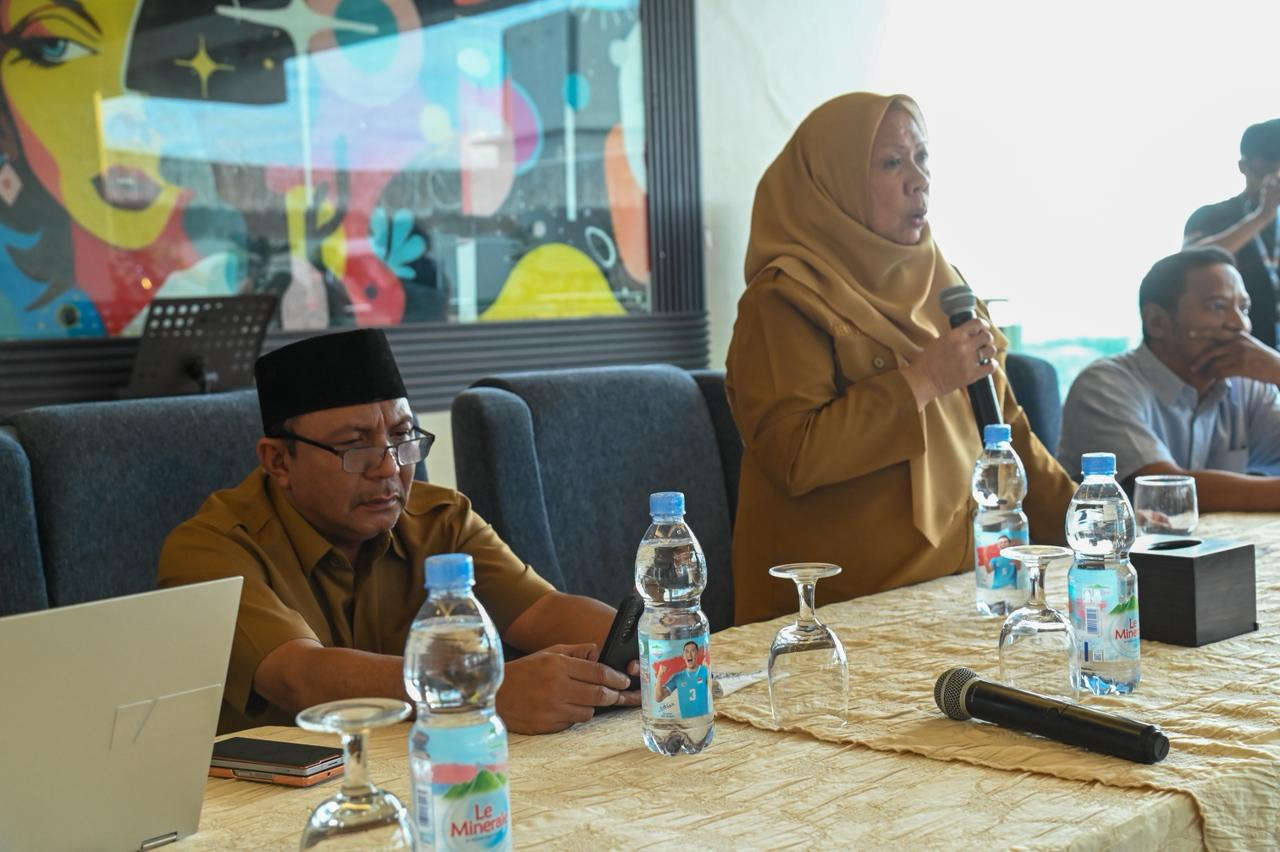 Wakil Gubernur Sulteng Reny A. Lamadjido menghadiri diskusi penyelesaian konflik agraria bersama Satgas PKA di Palu, Selasa (10/3/2026).