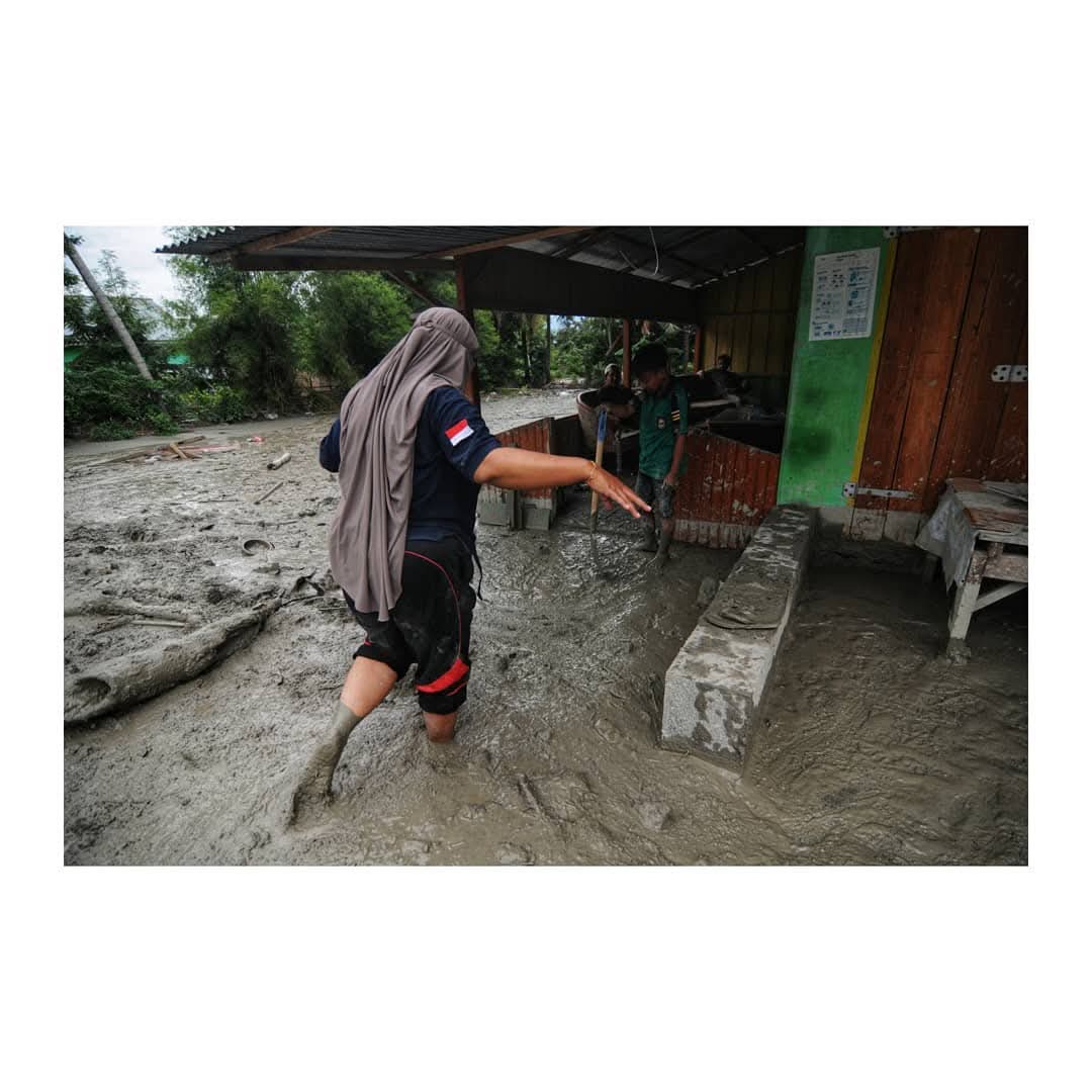 Ilustrasi banjir bandang.