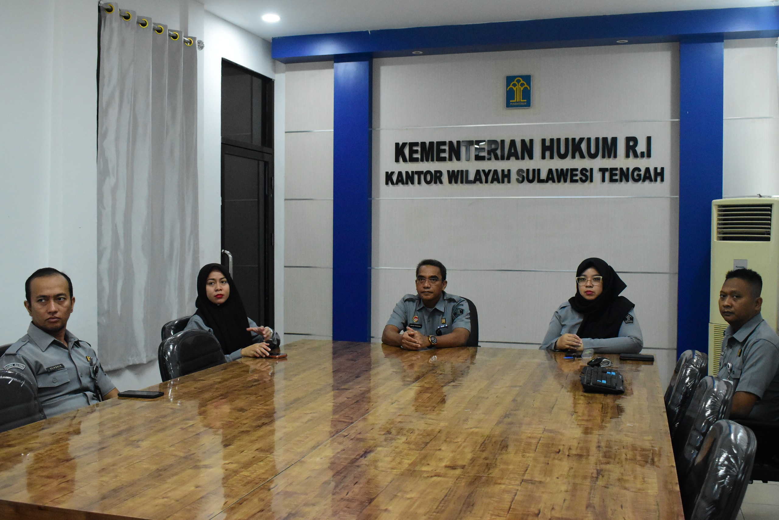Evaluasi Penyusunan Laporan Keuangan Kementerian Hukum Tahun 2025 (Unaudited) yang diselenggarakan secara virtual pada Selasa (10/3/2026).