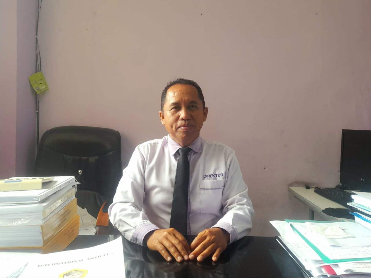 Direktur Pascasarjana Universitas Abdul Aziz Lamadjido, Dr Rudin