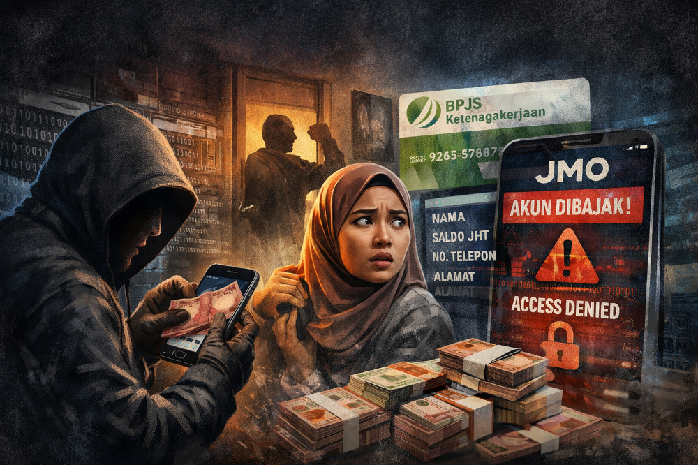 ILUSTRASI modus peburuan JHT