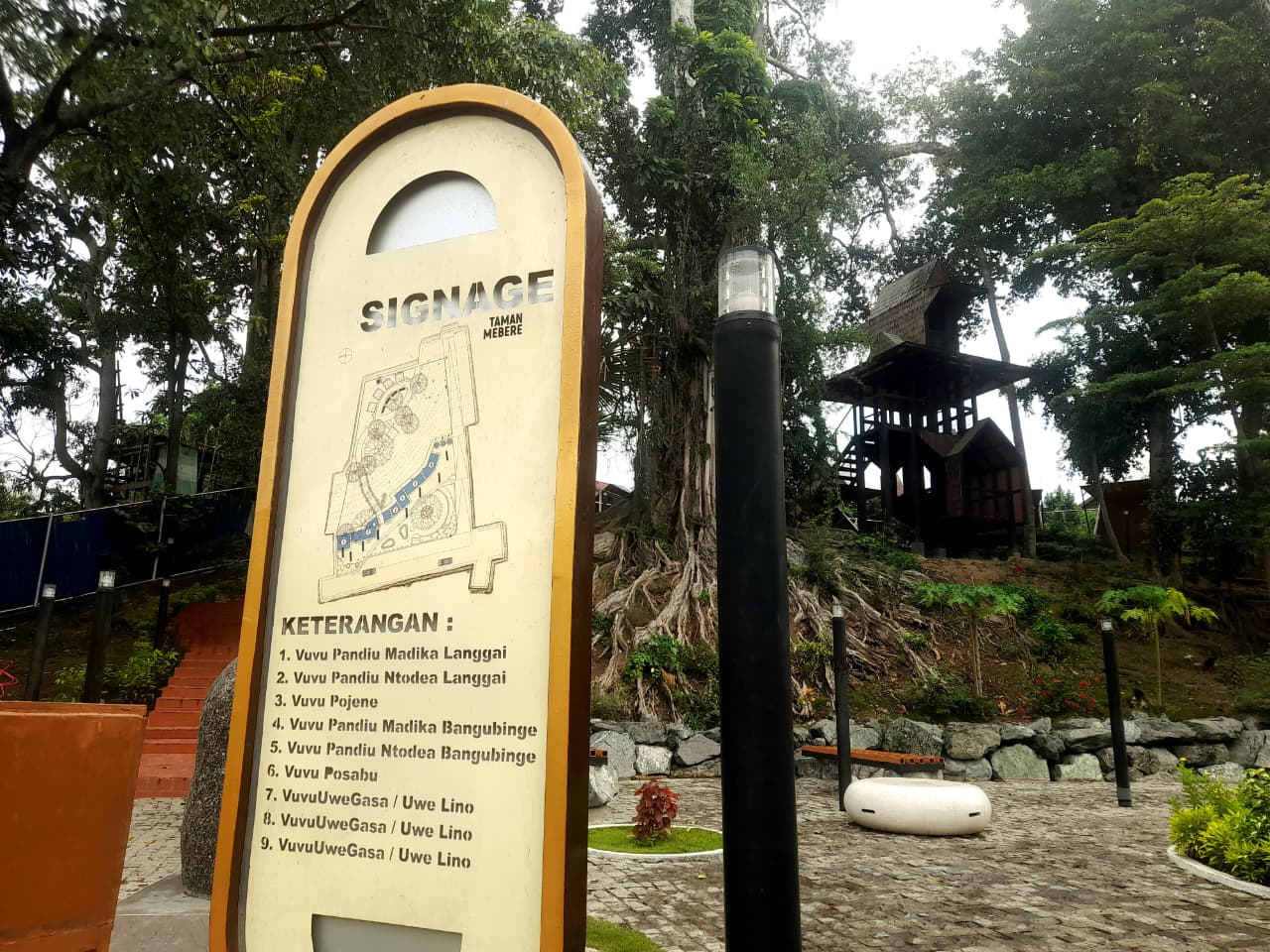 TAMAN MEBERE: Salah satu destinasi rekreasi warga di Kota Palu, yakni Taman Mebere yang terletak di Kelurahan Lasoani.