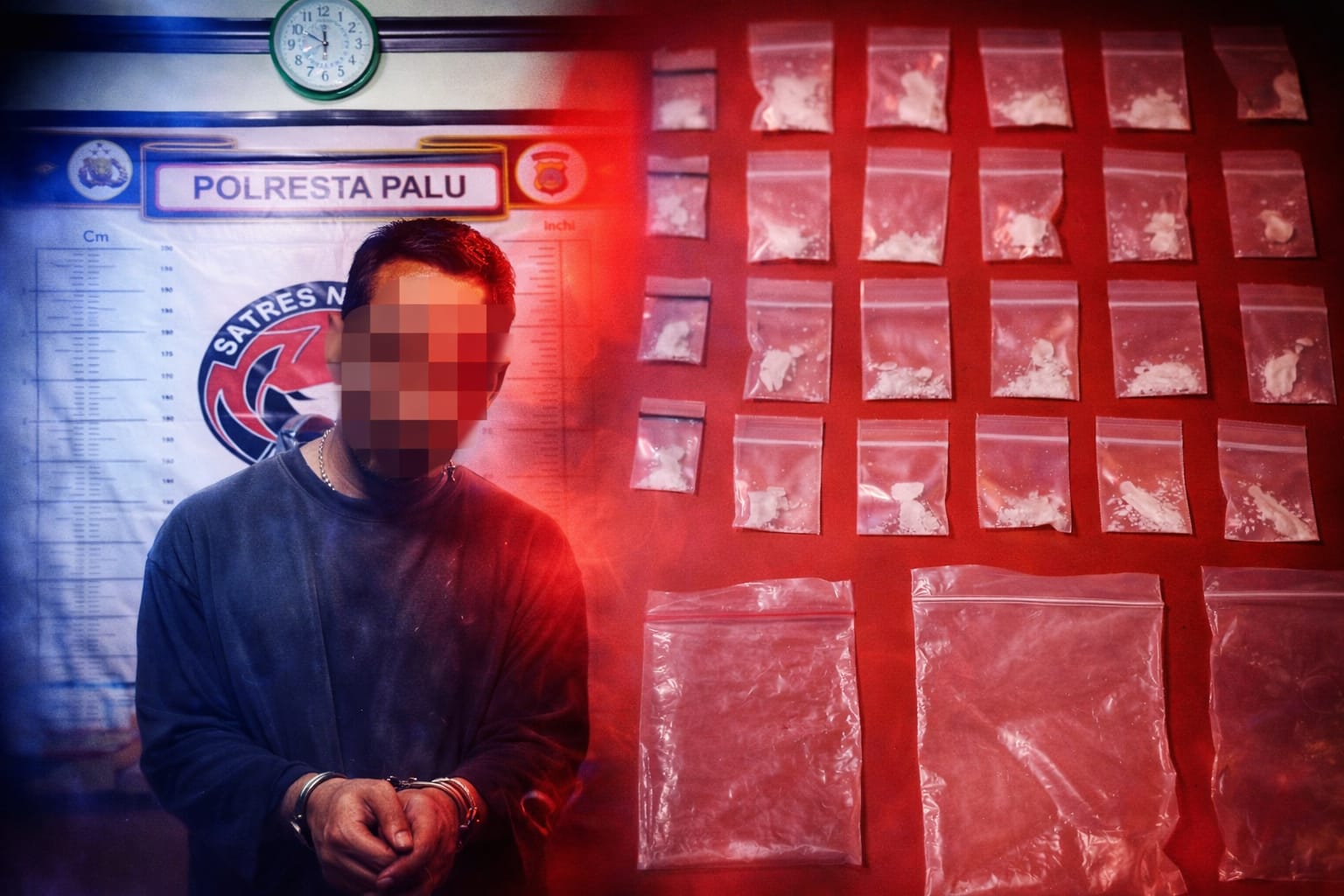 Satresnarkoba Polresta Palu tangkap seorang pengedar narkoba di Tatanga kota Palu
