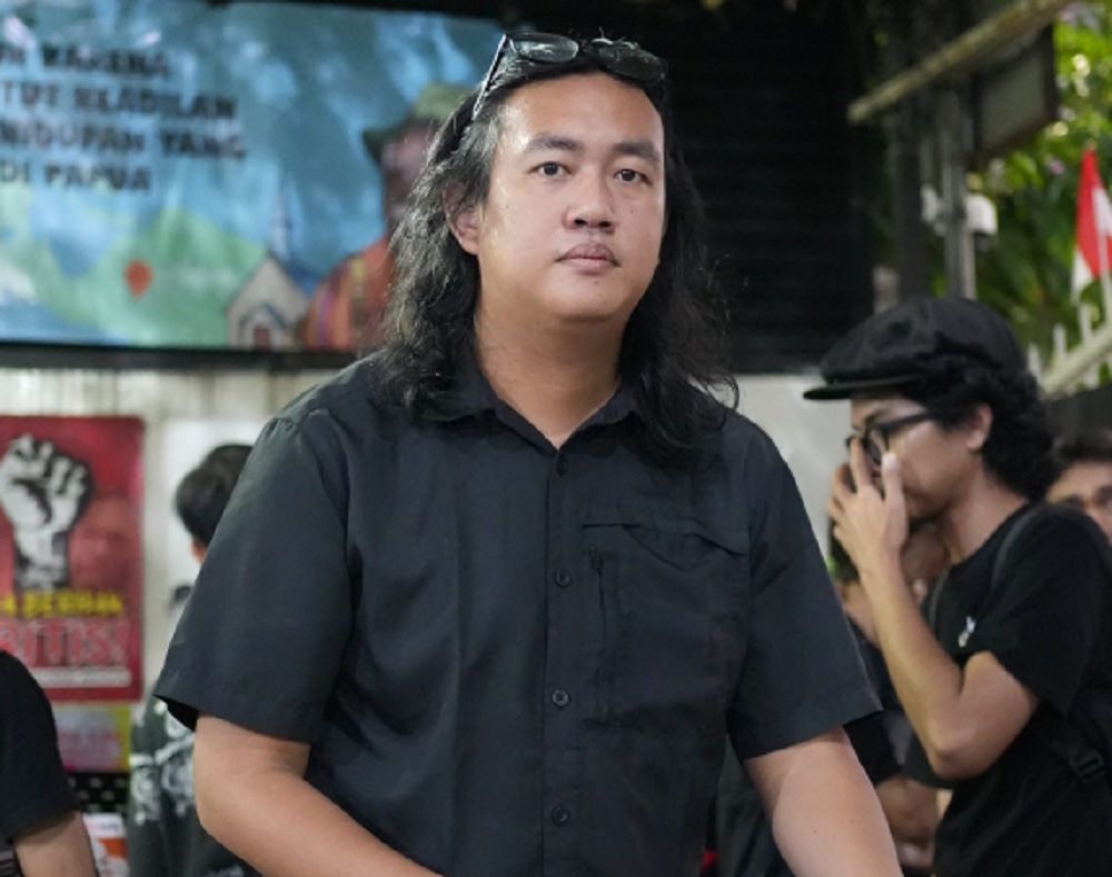 Aktivis HAM, Andrie Yunus, yang menjadi korban penyiraman air keras oleh Orang Tidak Dikenal (OTK).