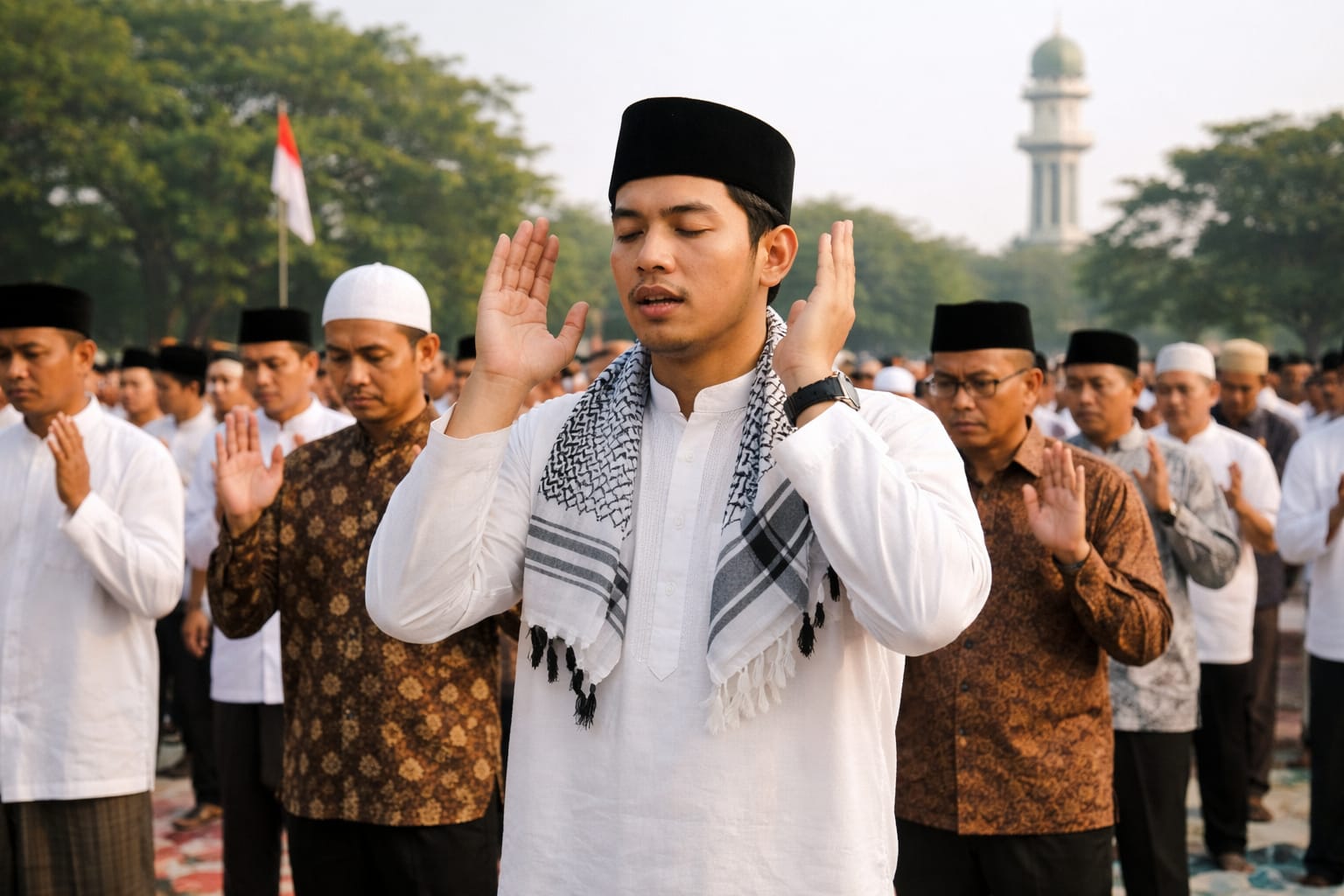 RADAR PALU - Salat Idulfitri merupakan ibadah sunnah muakkadah (sangat dianjurkan) yang dilaksanakan oleh umat Islam pada 1 Syawal sebagai penutup ibadah Ramadan. Salat ini menjadi simbol kemenangan s