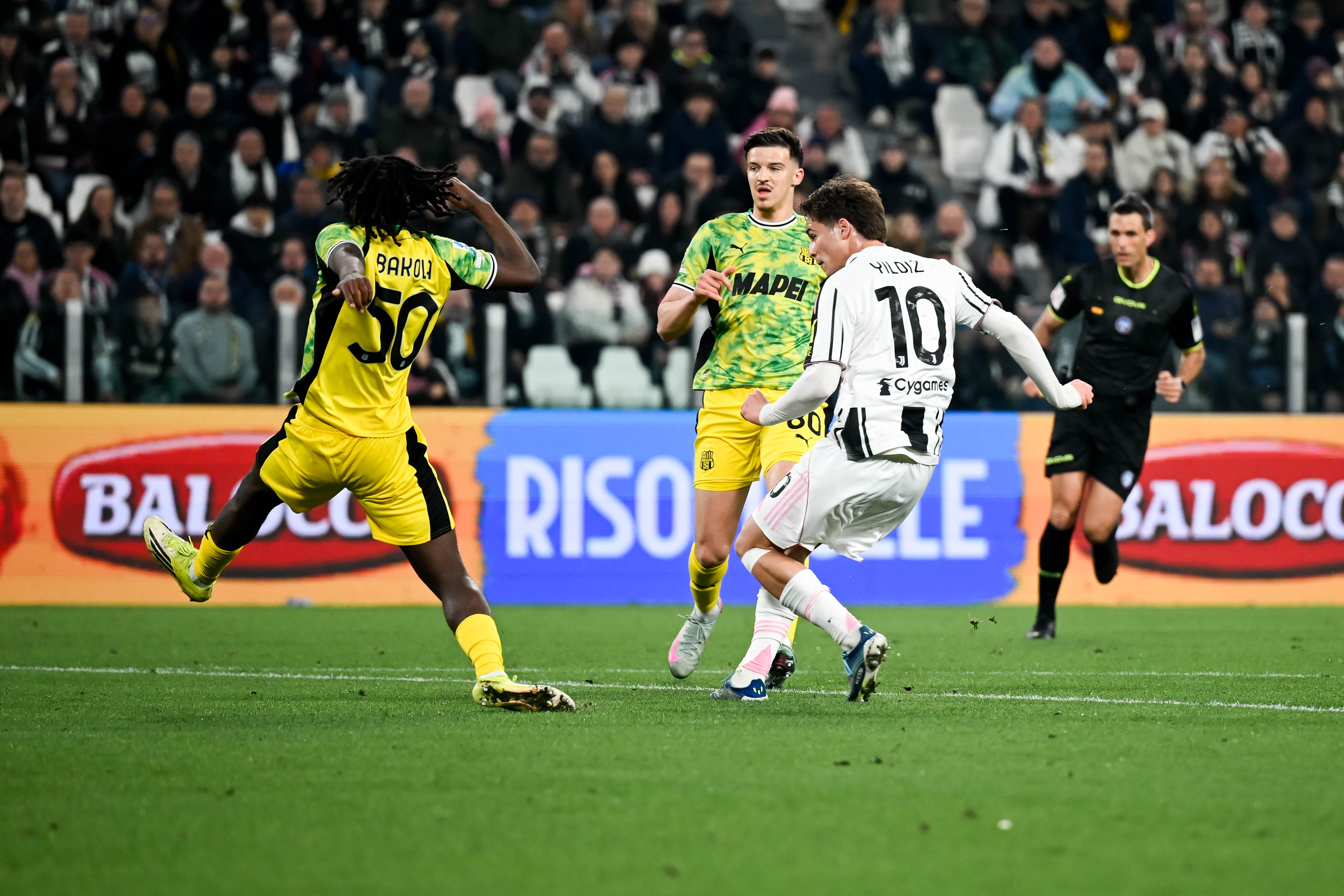 Juventus hanya bermain imbang 1-1 melawan Sassuolo dalam lanjutan Serie A, Minggu (22/3/2026) dini hari.