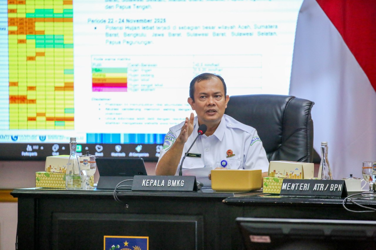 Kepala BMKG Teuku Faisal Fathani.