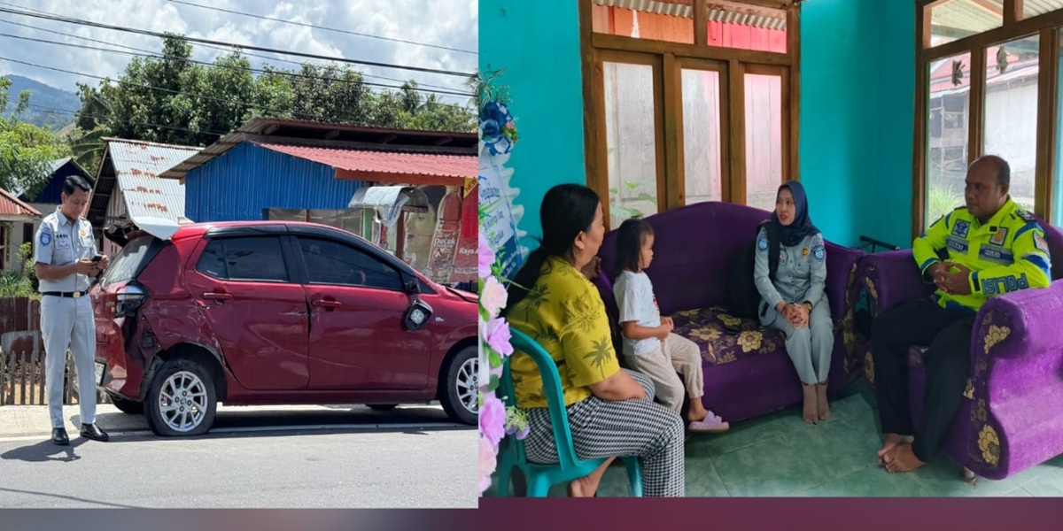 PT Jasa Raharja Parigi Moutong, Arditya Kurniawan mendatangi TKP dan pihak Jasa Raharja di Kabupaten Poso, Dianty L.Rahayu mendatangi ahli waris bersama Unit Laka, Frans Panganso di Pamona Timur.