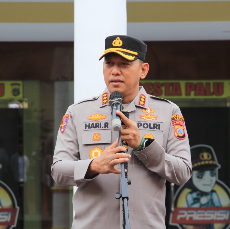 Kapolresta Palu, Kombes Pol Hari Rosena