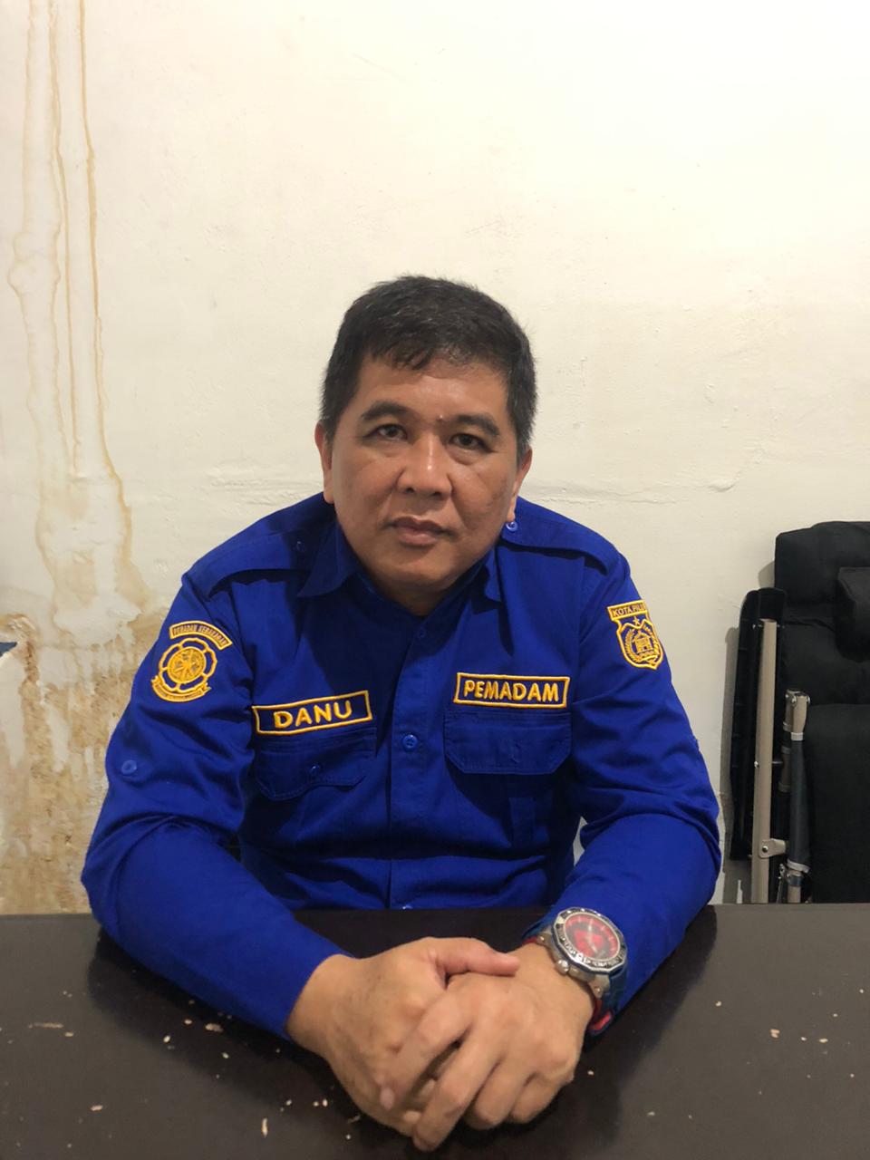 Kepala Bidang Penanggulangan dan Penyelamatan Damkar Palu, Danu Saputra.