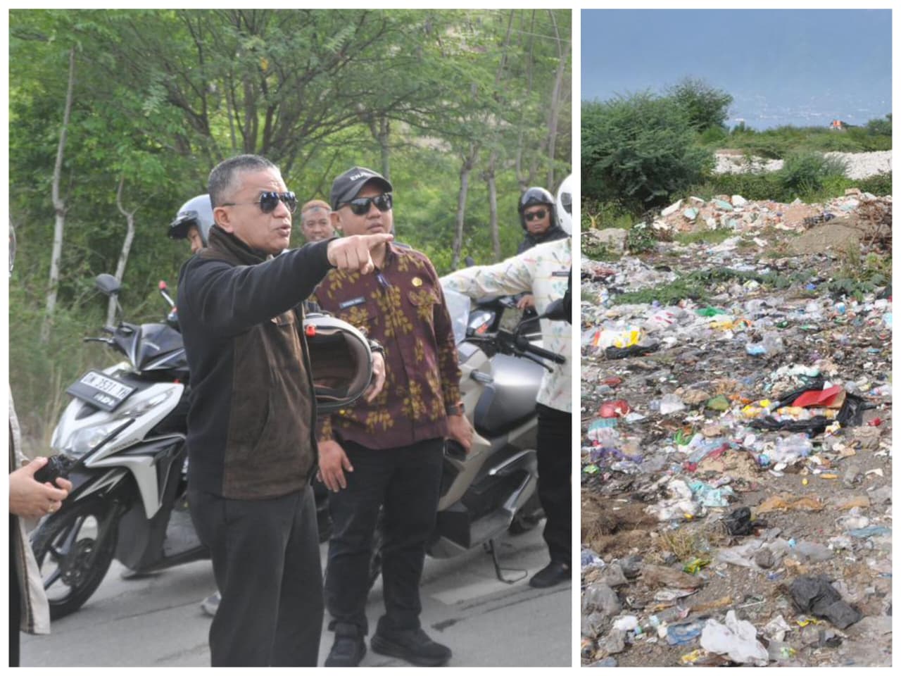 Wali Kota Palu Hadianto Rasyid saat meninjau langsung kondisi permukiman warga di Kelurahan Tondo.