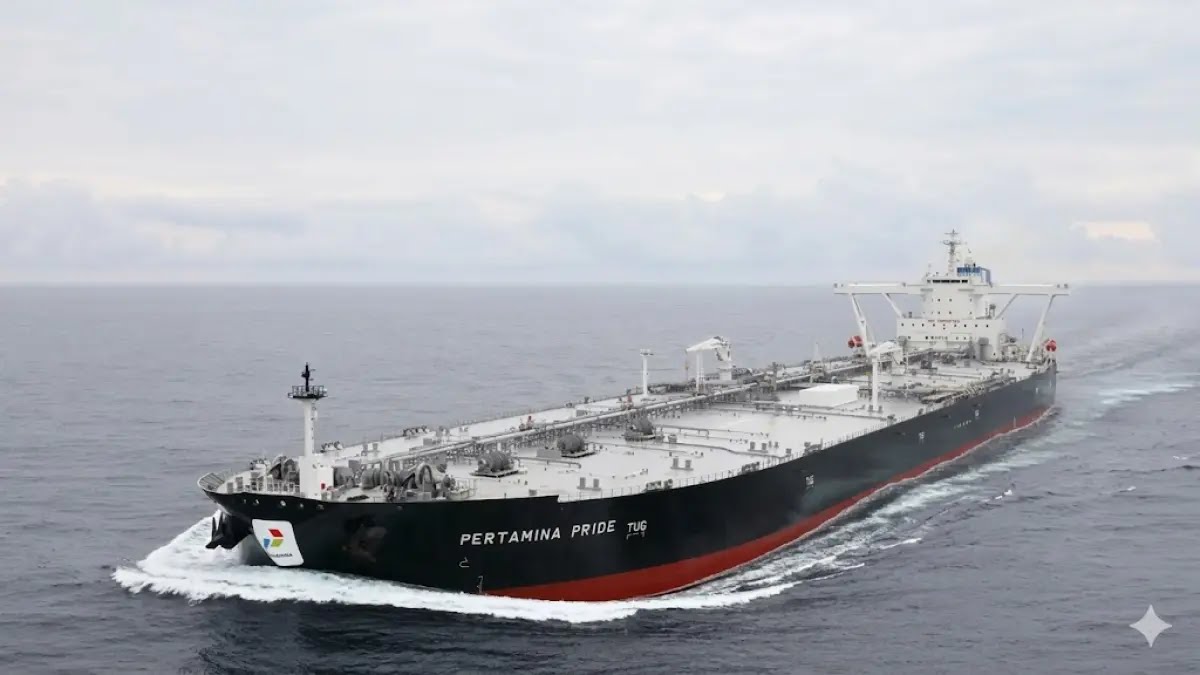 Pertamina International Shipping Kapal tanker Pertamina beroperasi di jalur internasional saat ketegangan Selat Hormuz meningkat.