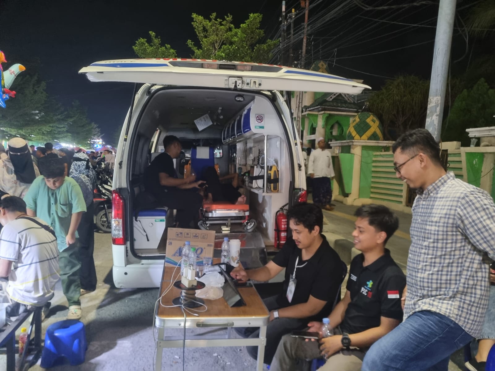 Tim medis disiagakan selama pelaksanaan Haul Guru Tua ke-58 dan Festival Raudhah 2026.