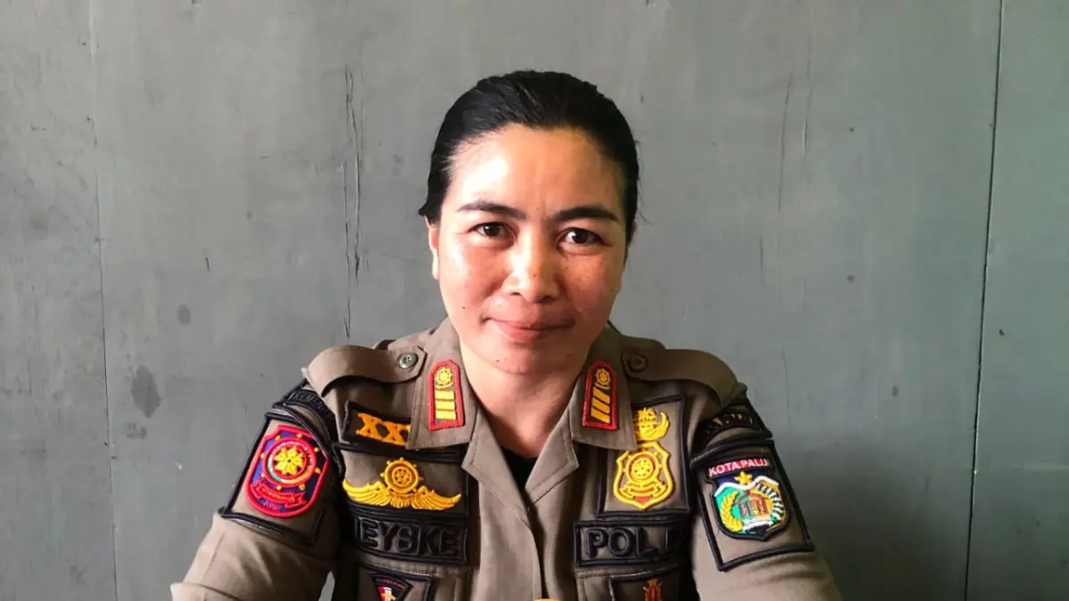 Kepala Seksi Kewaspadaan Dini Satpol PP Kota Palu, Meyske. (Annisa Wibdy)