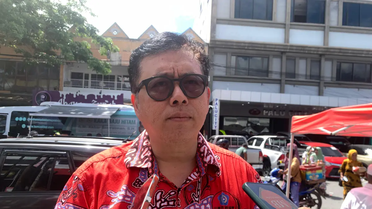 Ketua PSMTI Sulteng, Wijaya Chandra. (RINA ABD HALIK)