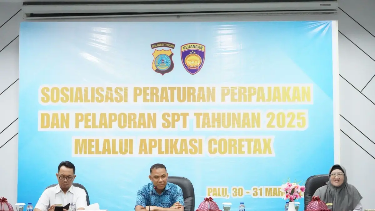 Sosialisasi peraturan perpajakan terkini serta pengisian SPT Tahunan PPh melalui aplikasi Coretax.(KPP PRATAMA PALU)