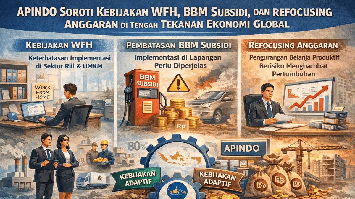 Dunia usaha minta kebijakan adaptif agar ekonomi tetap stabil di tengah gejolak global.