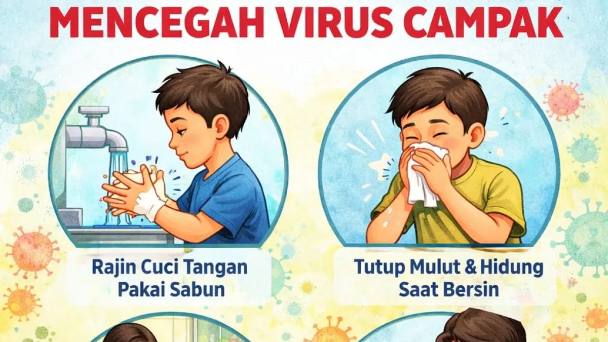 Ilustrasi Pola Hidup Bersih dan Sehat 
