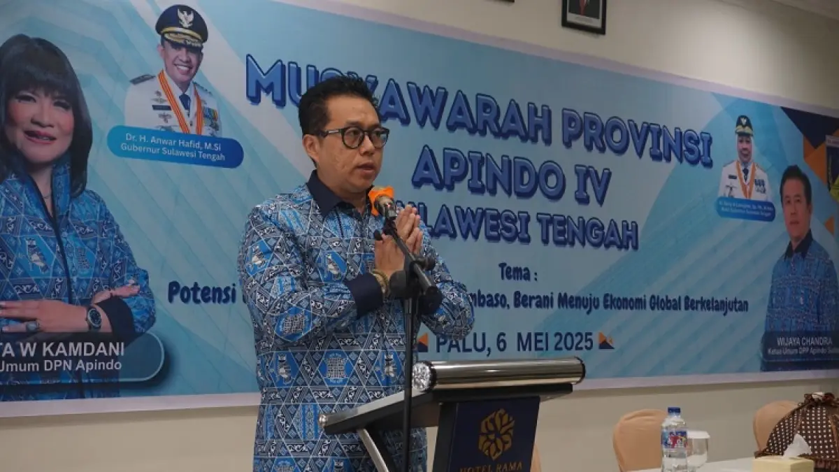 Ketua DPP APINDO Sulteng, Wijaya Chandra.(Dokumen APINDO)