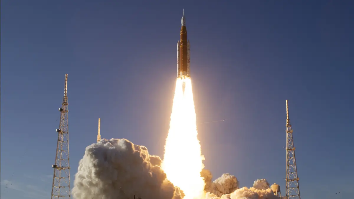 NASA resmi meluncurkan misi Artemis II pada 1 April 2026 waktu setempat atau 2 April 2026 WIB dari Kennedy Space Center, Florida.(Twitter/@NASA)