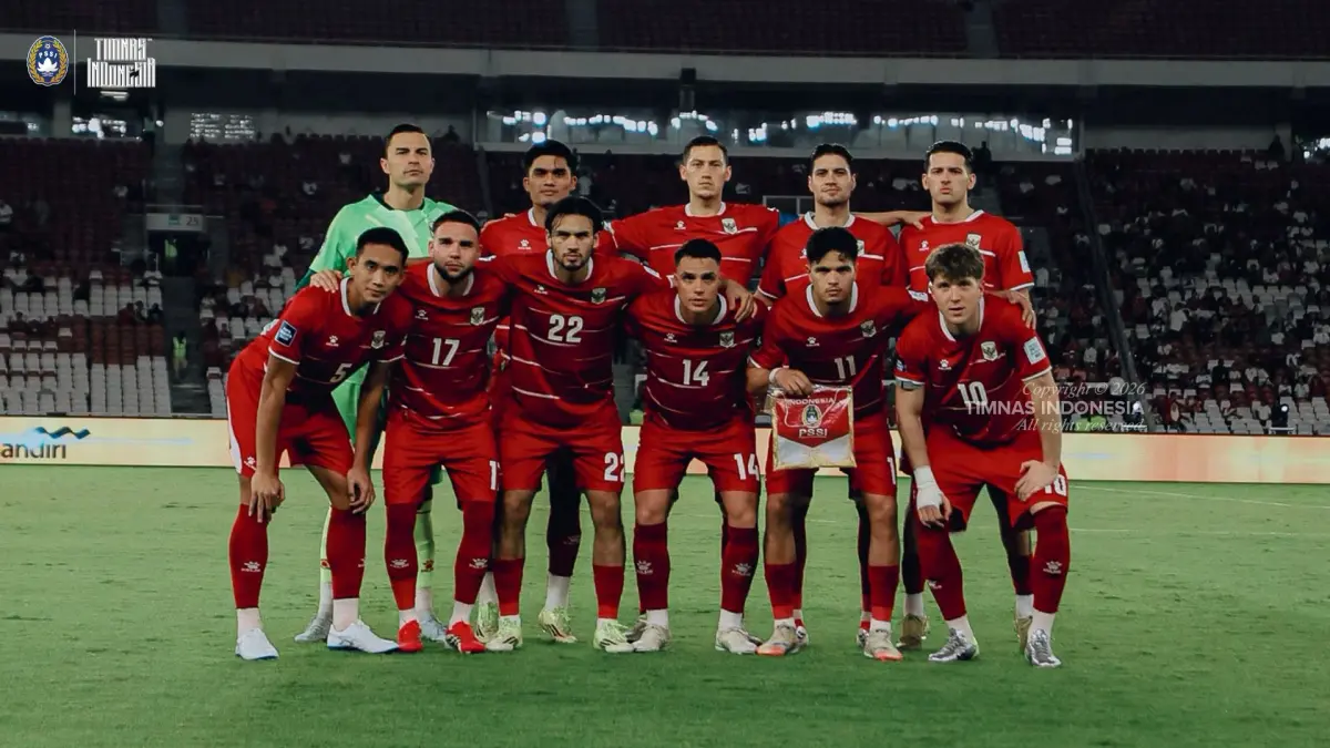 Timnas Indonesia di turnamen FIFA Series 2026 pada akhir Maret lalu.(Twitter/@TimnasIndonesia)