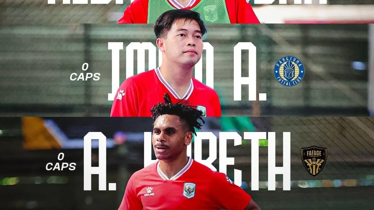 Timnas Futsal Indonesia akan diperkuat lima pemain debutan dalam ajang ASEAN Futsal Championship 2026.(Instagram/@timnasfutsal)