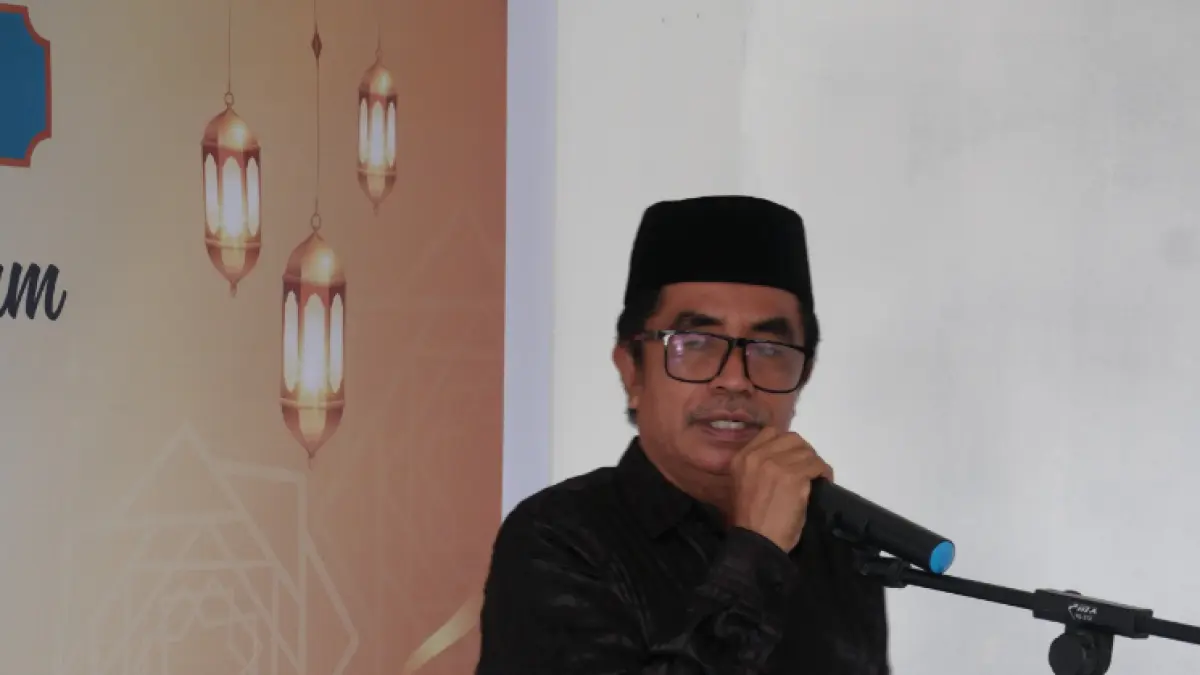 UNGKAP:  Kepala Dinas Pendidikan dan Kebudayaan Kota Palu, Hardi mengungkapkan lebih dari 40 sekolah di Kota Palu telah menerapkan pembelajaran digital saat membuka peresmian gedung baru TK PAUD Al Huffadz di Jalan Sekunder pada Minggu (5/4/2026).(Foto: ANDIKA NUR HIKMAH/ RADAR PALU)