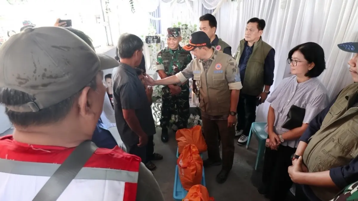 Kepala Badan Nasional Penanggulangan Bencana (BNPB) Suharyanto menyampaikan duka cita mendalam atas meninggalnya Deice Lahia (70), korban gempa bumi magnitudo 7,6 yang mengguncang Sulawesi Utara pada Kamis (2/4/2026).(Instagram/@suharyanto_shr)