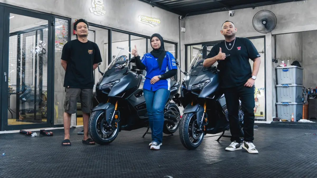  Skutik yang dijuluki “Raja MAXI Yamaha”.(DOK Yamaha)