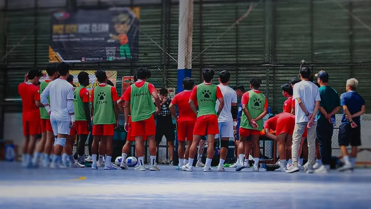 Timnas Futsal Indonesia dijadwalkan menjalani tiga laga fase grup dalam ajang ASEAN Futsal Championship 2026 yang berlangsung di Bangkok.(Instagram/@timnasfutsal)