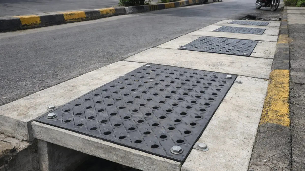 Ilustrasi Penutup drainase di Kota Palu akan menggunakan kombinasi besi dan beton untuk mencegah kerusakan dan pencurian.