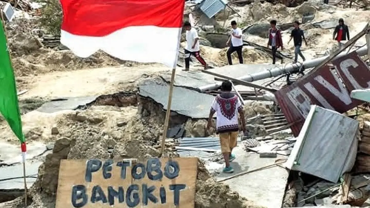 Salah satu titik terparah terdampak gempa pada 2018 silam di Kota Palu, Sulawesi Tengah.(MUGNI SUPARDI)