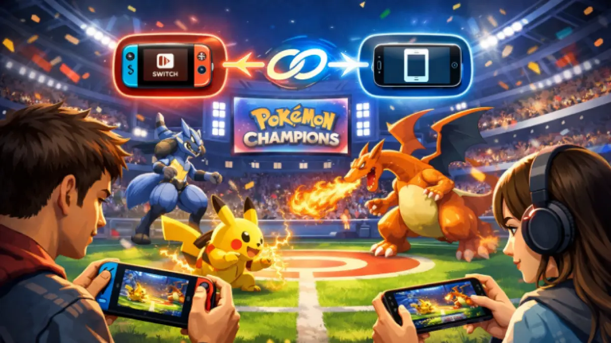 DIPUJI: Fitur Cross-Platform Pokémon Champions dipuji, karena mampu satukan pemain switch dan mobile.(Foto: Ilustrasi AI)
